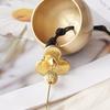 Retro Water Droplet Bell Copper Wind Chip Pendant Garden Corridor Hanging Wind Chime Creative Home Jewelry Decor