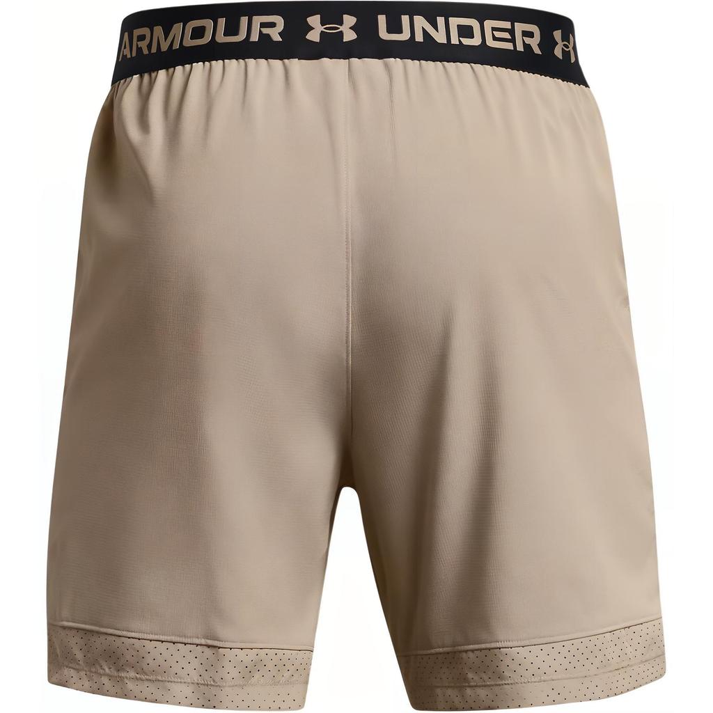 Under Armour UA Vanish Color Block Logo Comfortable Breathable Quick Dry Casual Shorts Men shorts Khaki 1373718-203