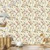 Daisy Wallpaper Cream, Beige and White for Living Room and Bedroom 50x1000