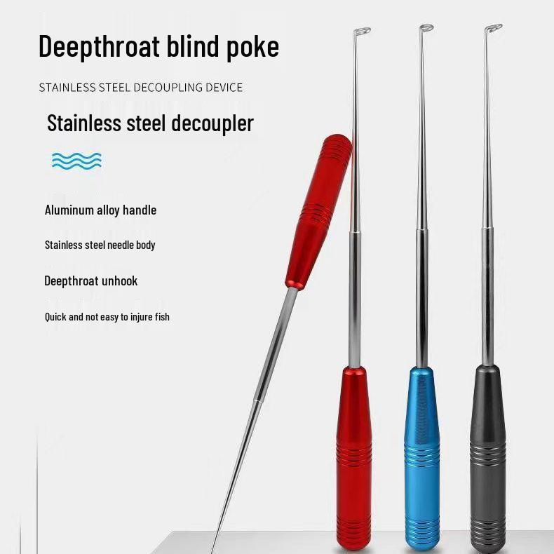 Японский экстрактор рыболовного крючка из нержавеющей стали для слепого тычка