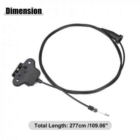 Pack of 1 for Chrysler 300 2005-2010 Front Hood Latch Release Cable 5065522AE