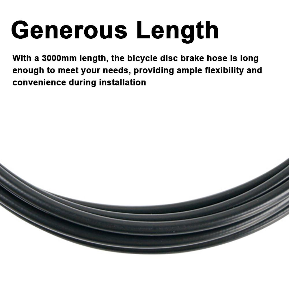 Комплект шлангов гидравлического дискового тормоза длиной 3000 мм с 5 оливками BH90 и вставками, совместимыми с M315 335 395