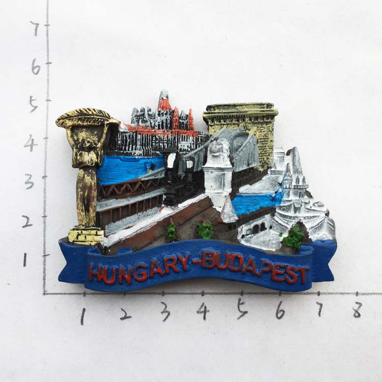 Венгерский магнит на холодильник, магнит на холодильник, наклейка 3D, ручная работа, смола, подарок для путешествий, сувенирная коллекция, украшение