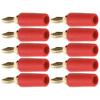 10 PCS Copper Gold Plated Banana Connector Speaker Plug  Connector  Speaker Connection