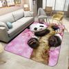 Ковры с животными, милый коврик с узором панды, бамбуковый дверной коврик, коврик с принтом панды, ковры для спальни, гостиной, домашний декор