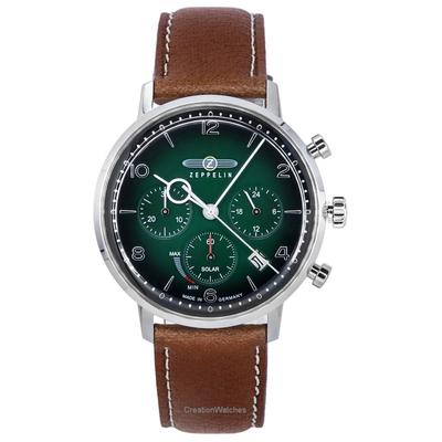 LZ129 Hindenburg Chronograph Dark Green Biogranulate Dial Solar 80864N Мужские часы