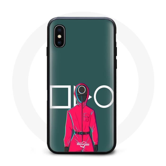 Coque - Squid Game - Iphone XS Max - Souple - Vert - Synthétique