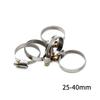 20Pcs/set Pipe Clamps Stainless Steel Hoop Hose Clips Fuel Hose Pipe Clamps Worm Drive Durable Adjustable Drive Hose Clamp