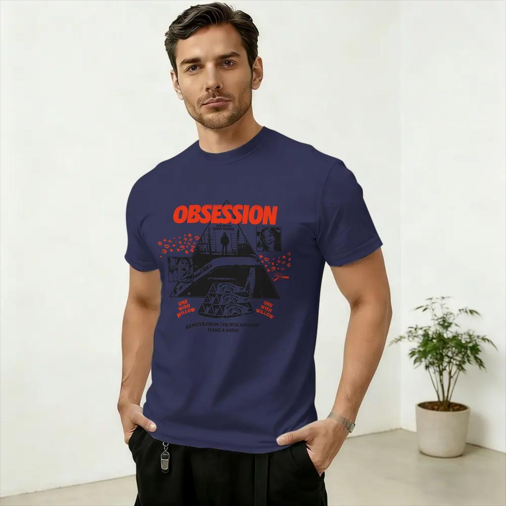 Obsession One Wish Willow Футболка Летние Модные Футболки Унисекс Хлопок Круглый Вырез Большой Размер 5XL Топы Футболки С Коротким Рукавом Забавная Футболка