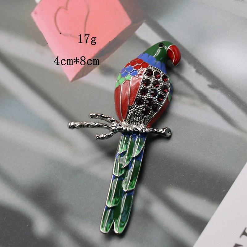 Модная брошь в виде капли масла глазури птица ретро женская булавка брошь одежда костюм тренчкот аксессуары