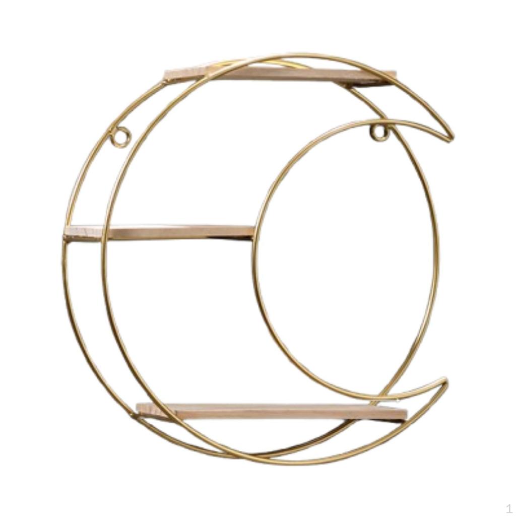 3-х уровневая металлическая настенная полка, прочный декоративный декор для предметов первой необходимости в ванной, экономит место,