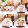 Decor Simulated Pearl Embroidered Flower Hat Cartoon Rabbit Plush Toy Pendant