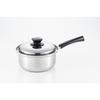 Yoshikawa Integrate Saucepan, 18cm, 2.5L, with Lid, Induction and Direct Heat Compatible, Tsubame-Sanjo, Made in Japan, SJ3394
