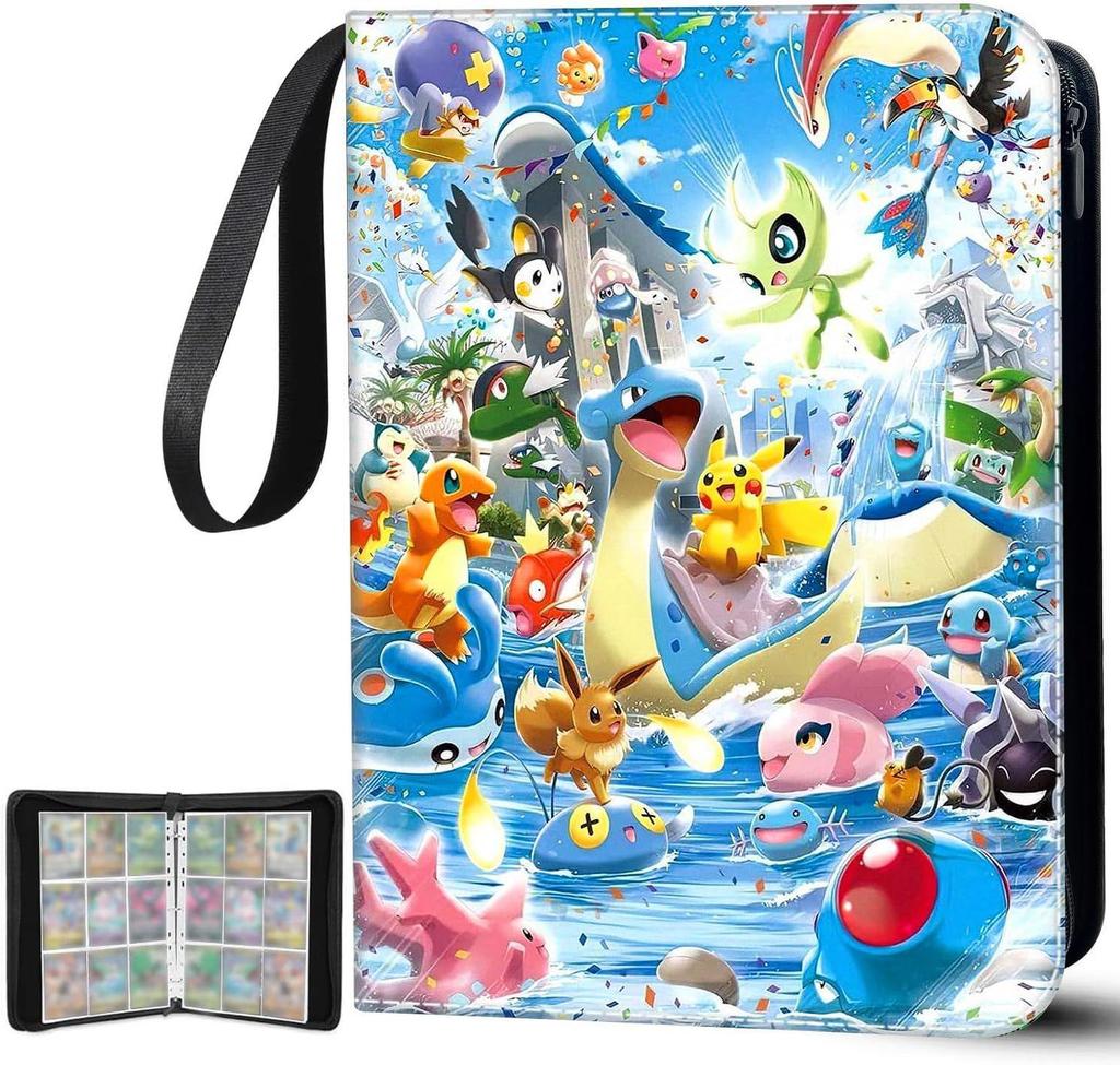 Книга для хранения коллекции карт Pokémon и Yu-Gi-Oh