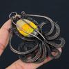 Ювелирные изделия из драгоценных камней в форме осьминога, шмель, яшма, кулон ручной работы из чистой медной проволоки