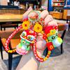 Playful Silicone Snake Year Keychain With Traditional Chinese Elements For Memorable Presents