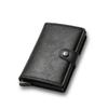 Slim Thin RFID Business Card Holder Name Card Case Carbon Fiber Wallet Men Bank Cradholder Minimalist Walets Money Bag with Hasp