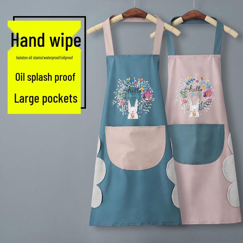 Women's Waterproof Stain-Resistant Fashion Apron for Home and Kitchen Cooking