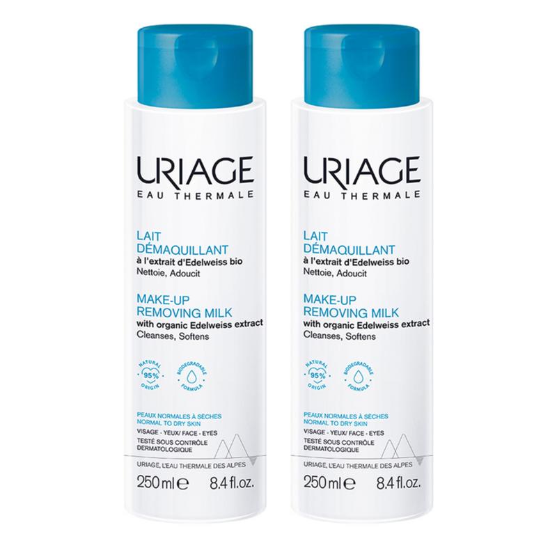 Uriage Les Démaquiants Cleansing Milk, 250ml, 2 pcs