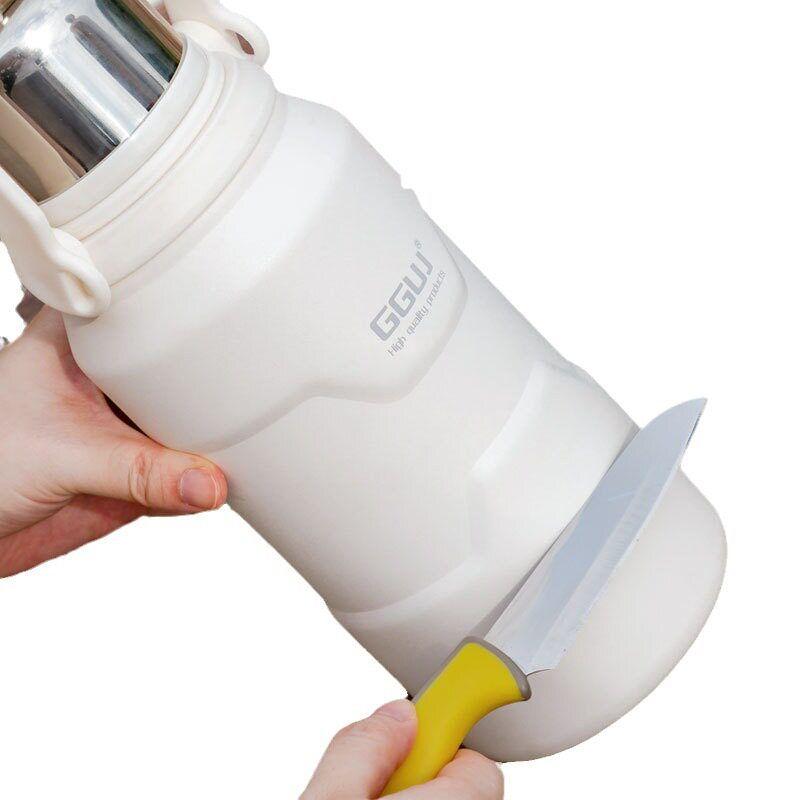 2026 New High-End Large-Capacity Thermos Cup 316 Stainless Steel Thermos Pot Outdoor Universal Portable Thermos Water Bottle