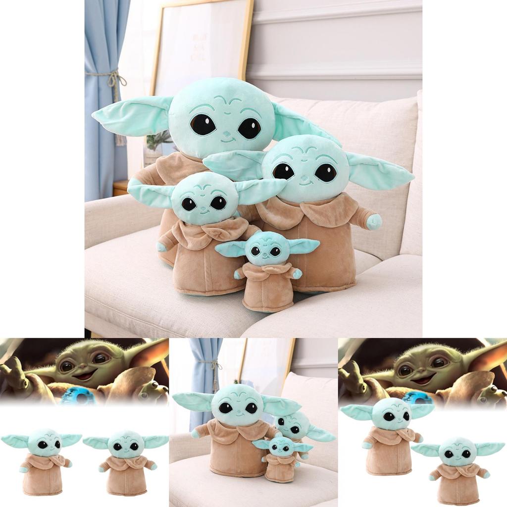 Baby Yoda Plush Toy Soft And Crystal Velvety Dragon Animal Figure 18cm 48cm Ideal For Ages 7-14