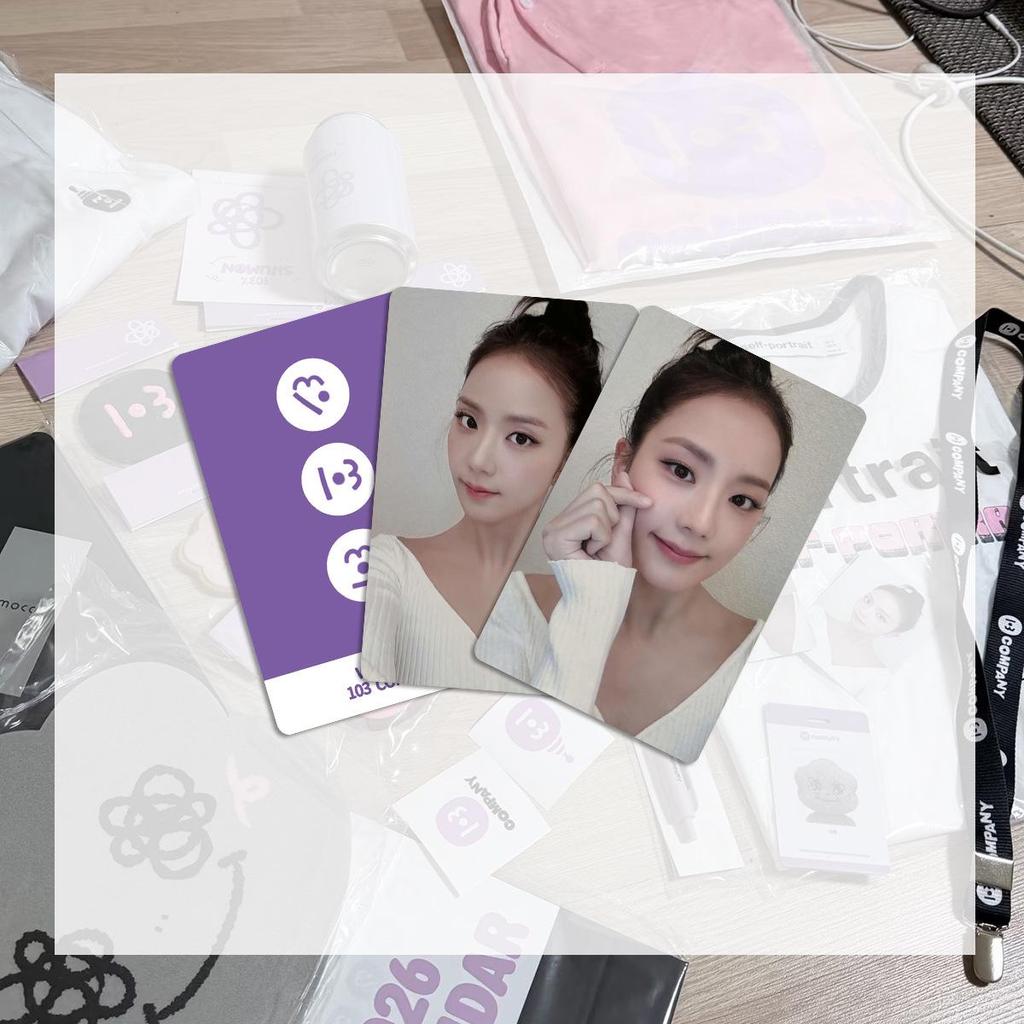 Подарок: Открытка на День Рождения JISOO и Ограниченный Фотокарточка - Коллекция BLISSOO