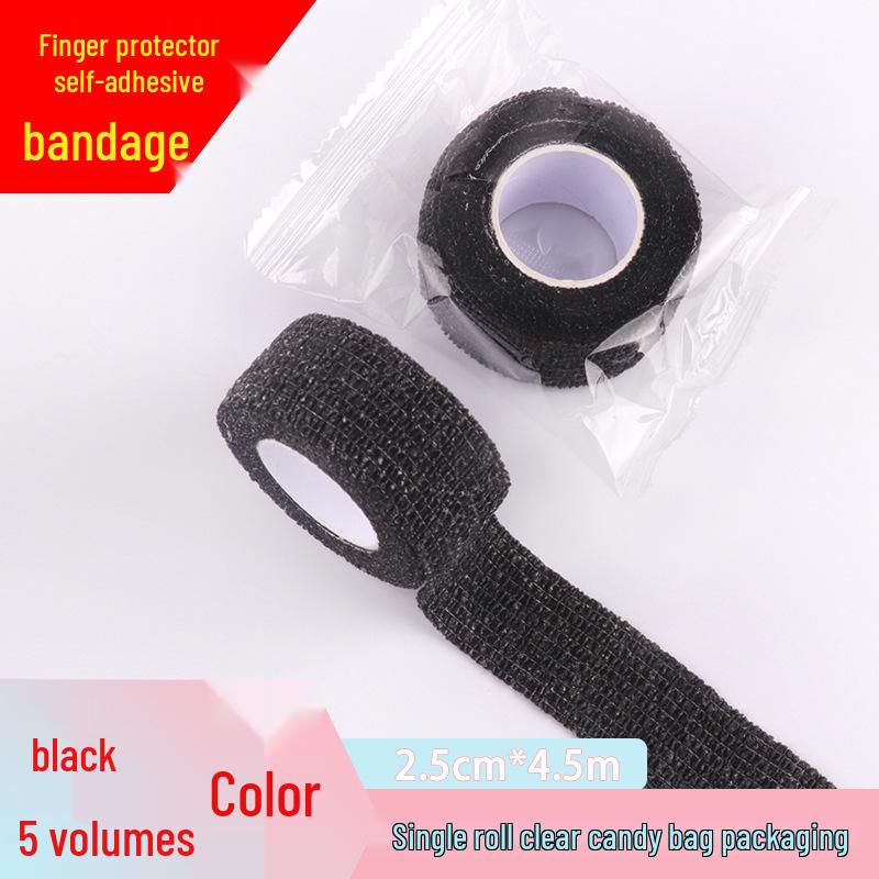 Sports Finger Protector Self-Adhesive Bandage: Finger Wrap Tape & Wrist Support for Basketball/Badminton