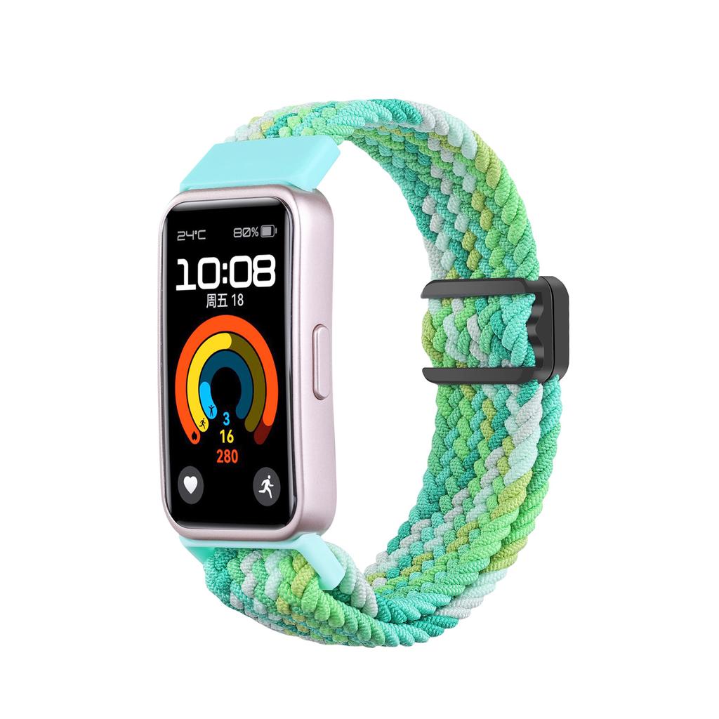 Magnetic Braided Loop for Huawei Band 9 8 Strap Accessories Adjustable Wristband Elastic Nylon Bracelet Correa Huawei Band9 band