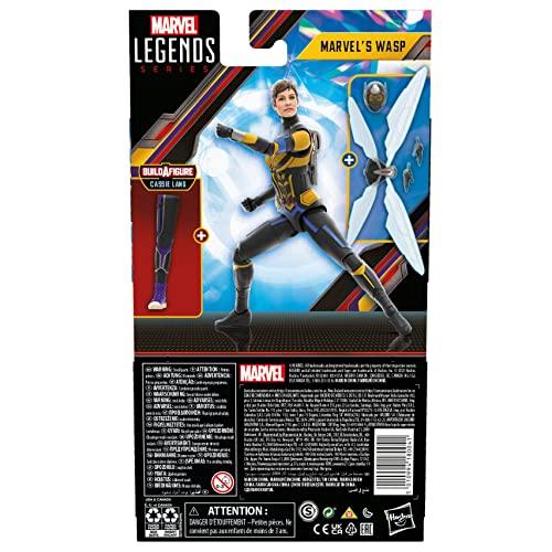 Hasbro Marvel Legends Series Оса, Человек-муравей и Оса: Квантомания 6-дюймовый (15см) Фигурка, Возраст 4 года и старше, F6574, Аутентичная