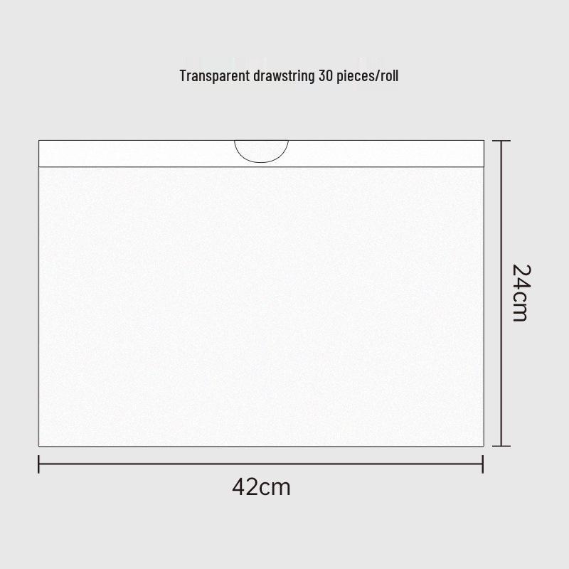 Утолщенные мусорные мешки с автоматической затяжкой для уборки дома