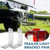 2 шт. кронштейны для фонарей прицепа, устойчивые к коррозии, универсальные, простые в установке, L-образные кронштейны для задних фонарей