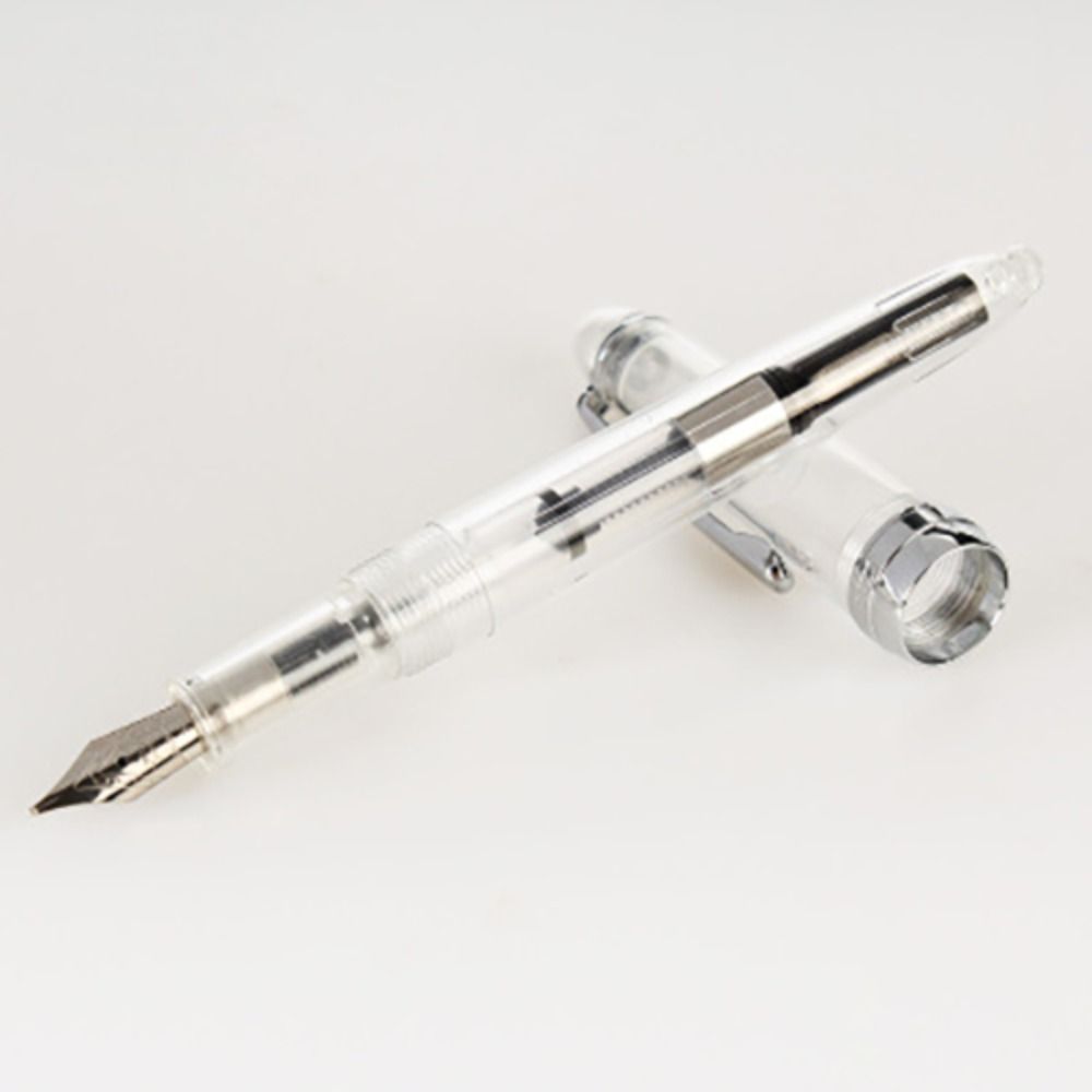 Акриловая перьевая ручка, прозрачная подарочная ручка, роскошная чернильная ручка для офиса