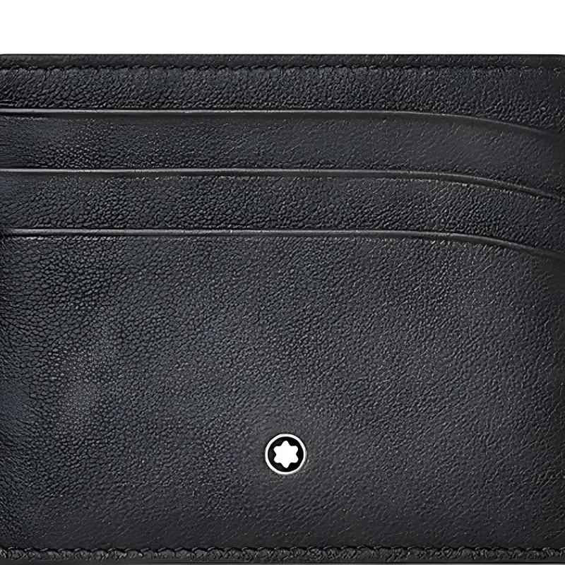 Montblanc Кожаный держатель для карт Meisterstück Мужские аксессуары Черный MB118365