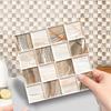 10 шт. Водонепроницаемые декоративные наклейки на плитку ПВХ материал для кухни и ванной комнаты Размер 10*10 см Легкая чистка и установка