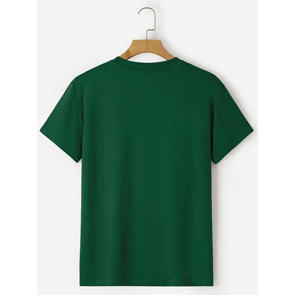 Men's 100 Summer Loose Fit OK Printed T-shirt Tops Cool Design Street Short Sleeve Top Tee Clothing