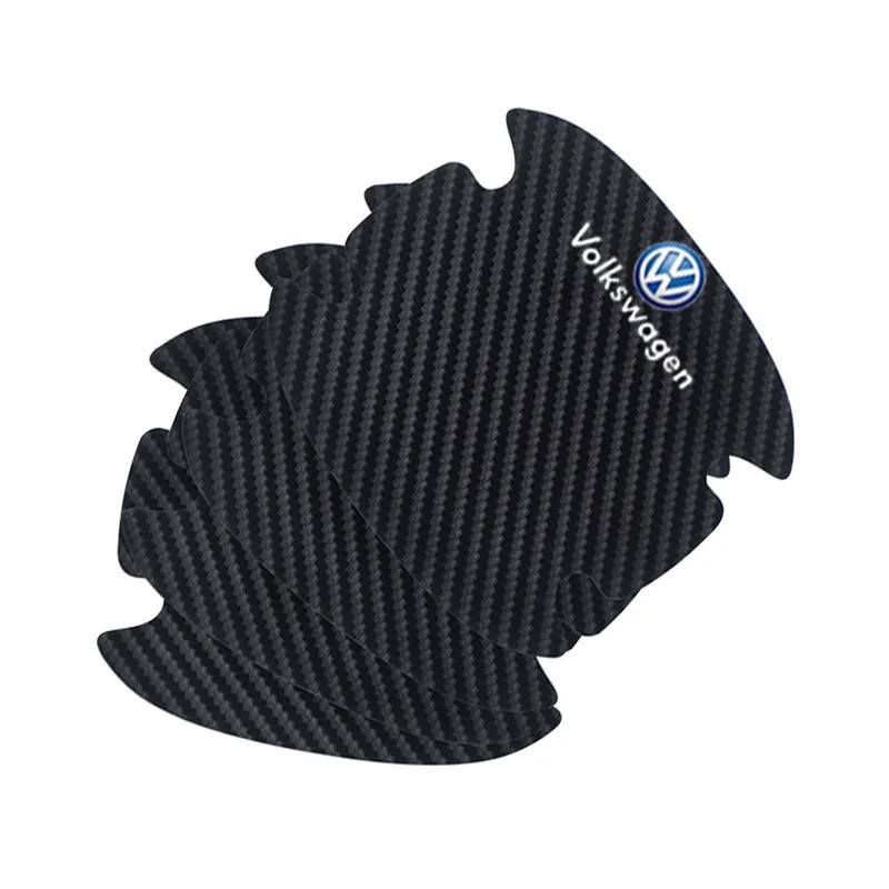 Новая Защитная наклейка на ручку двери из ПУ, противоударная, для Volkswagen GTI Polo Golf Passat Tiguan Arteon Touareg CC