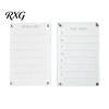 Magnetic Fridge Shopping List 12''x8'' Acrylic Planning Board, Clear Weekly Meal Planner, Refrigerator Calendar Dry Erase Noteboard with Marker