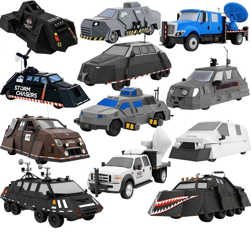 Tiv 2 Автомобиль Охотник за Штормами Доминатор 3 Торнадо Модель Игрушечного Автомобиля Tiv 2 Игрушка Торнадо 3D Печать Tiv 1 Доминатор 2 Автомобиль Торнадо