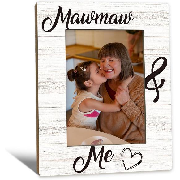 Fathers Day Pops Picture Frames - Grandpa Photo Frame, PopsGrandpa Gifts for Father's Day Birthday from Grandkids Grandchildren, Pops and Me Picture