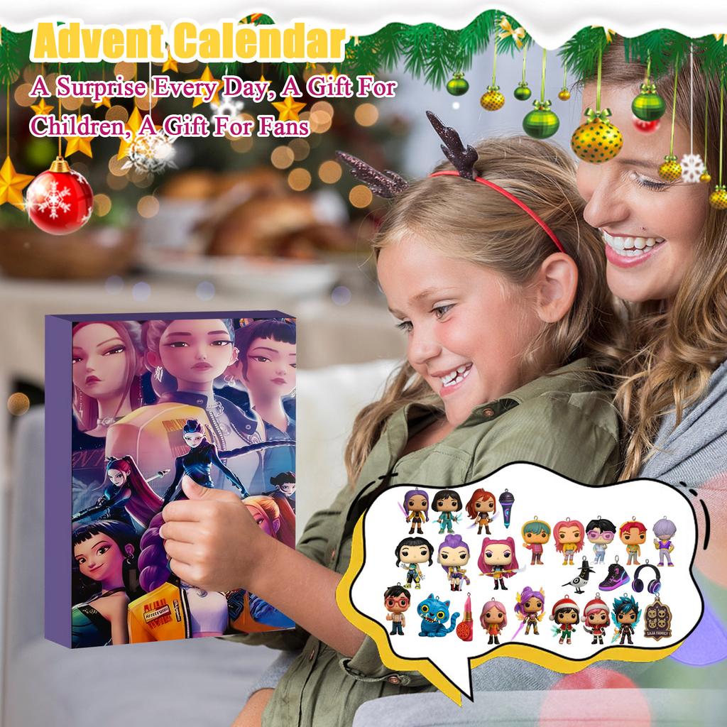 3D Doll Surprise Box, 24 Dolls Waiting For You To Unpack, Christmas Surprise Gift For Friends And Children