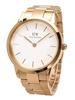 Мужские кварцевые аналоговые часы DANIEL WELLINGTON ICONIC LINK из нержавеющей стали и розового золота (DW00100343) [Параллельный импорт]