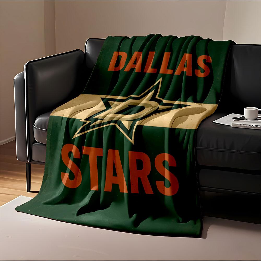 Dallas Stars Hockey Logo Blanket print blanket soft and cozy perfect for the living room bed sofa or a nap,gift