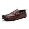 Men Shoes Casual Genuine Leather Mens Loafers Moccasins Designer Slip On Boat Shoes High Quality Chaussure Homme Plus Size 39-44