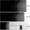 Gaming Mousepads Mousepad Geometric Large Mouse Mat Big Desk Pads Non-Slip Rubber Hexagon Mouse Pad Big Keyboard Mats 90x40cm