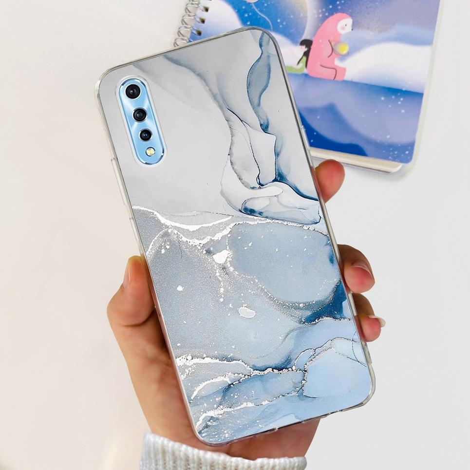 Для Vivo 1907 Vivo Y7s Y17s Чехол Задняя крышка Мультяшный Крутой стиль Животные Девичий Цветок Мода Мягкий ТПУ Силиконовый Бампер VivoY17s