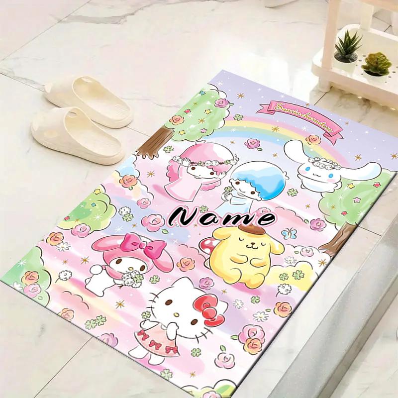 Custom 1Pc Kawaii Friends Forever Rug Office Carpet Indoor Outdoor Entrance Doormat Nonslip Soft And Comfortable Living Room D2915283