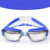 Очки высокой четкости в большой оправе. Универсальные очки для плавания для взрослых. Водонепроницаемые и противотуманные гальваники. Встроенные беруши и очки для плавания.