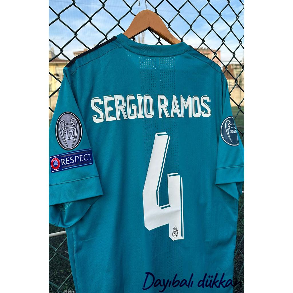 Daybal Sergio Ramos 2017 18 Ocean Blue Champions League Away Jersey