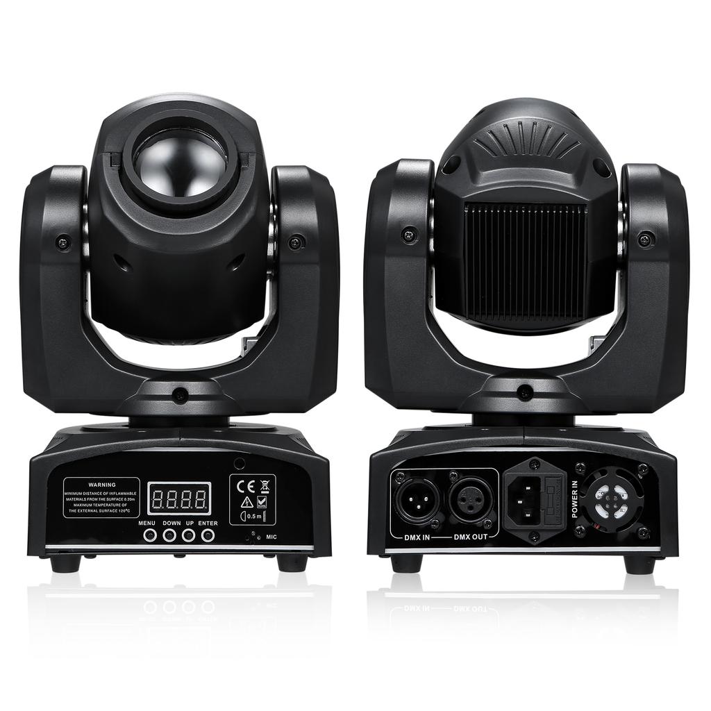 DMX-512 Мини-светильник с вращающейся головой, 8 цветов, меняющиеся светодиоды, сценический свет с автоматическими фигурами