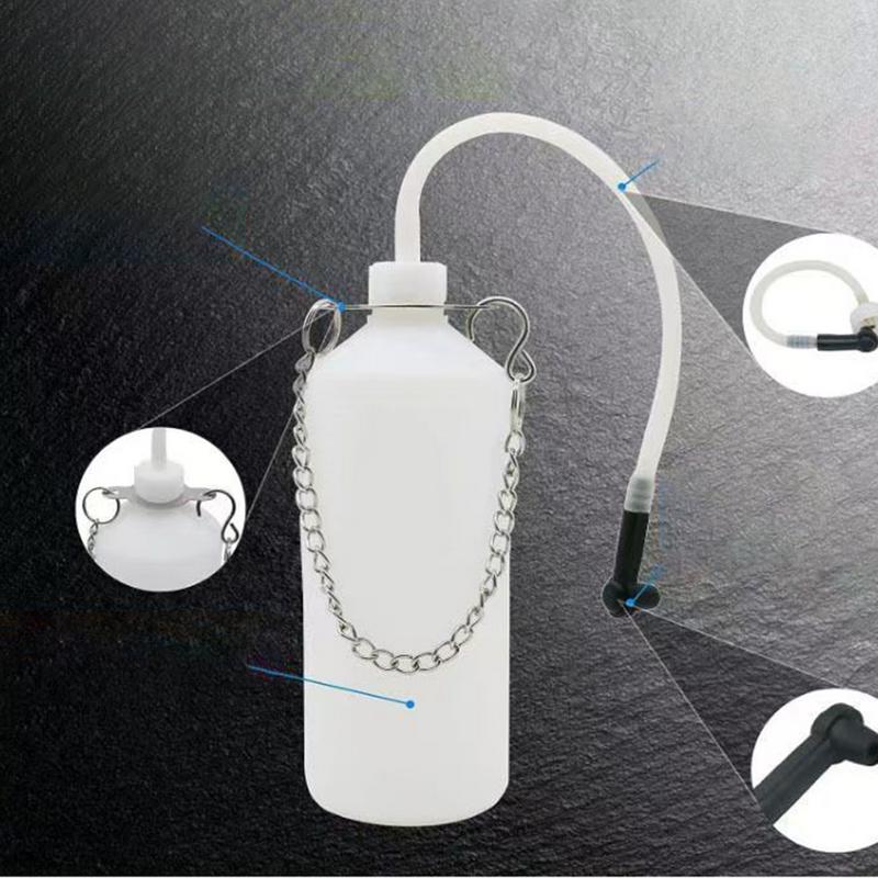 3L Car Manual Brake Fluid Bleeder Kit Vacuum Brake Pressure Fluid Pump Professional Brake Flush Machine Pneumatic Brake Bleeder